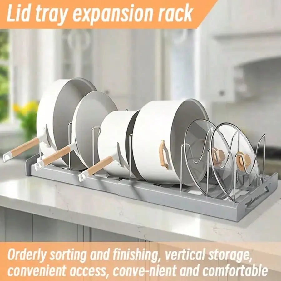 Pull-Out Pot And Pan Organizer, Kitchen Cabinet Drawer