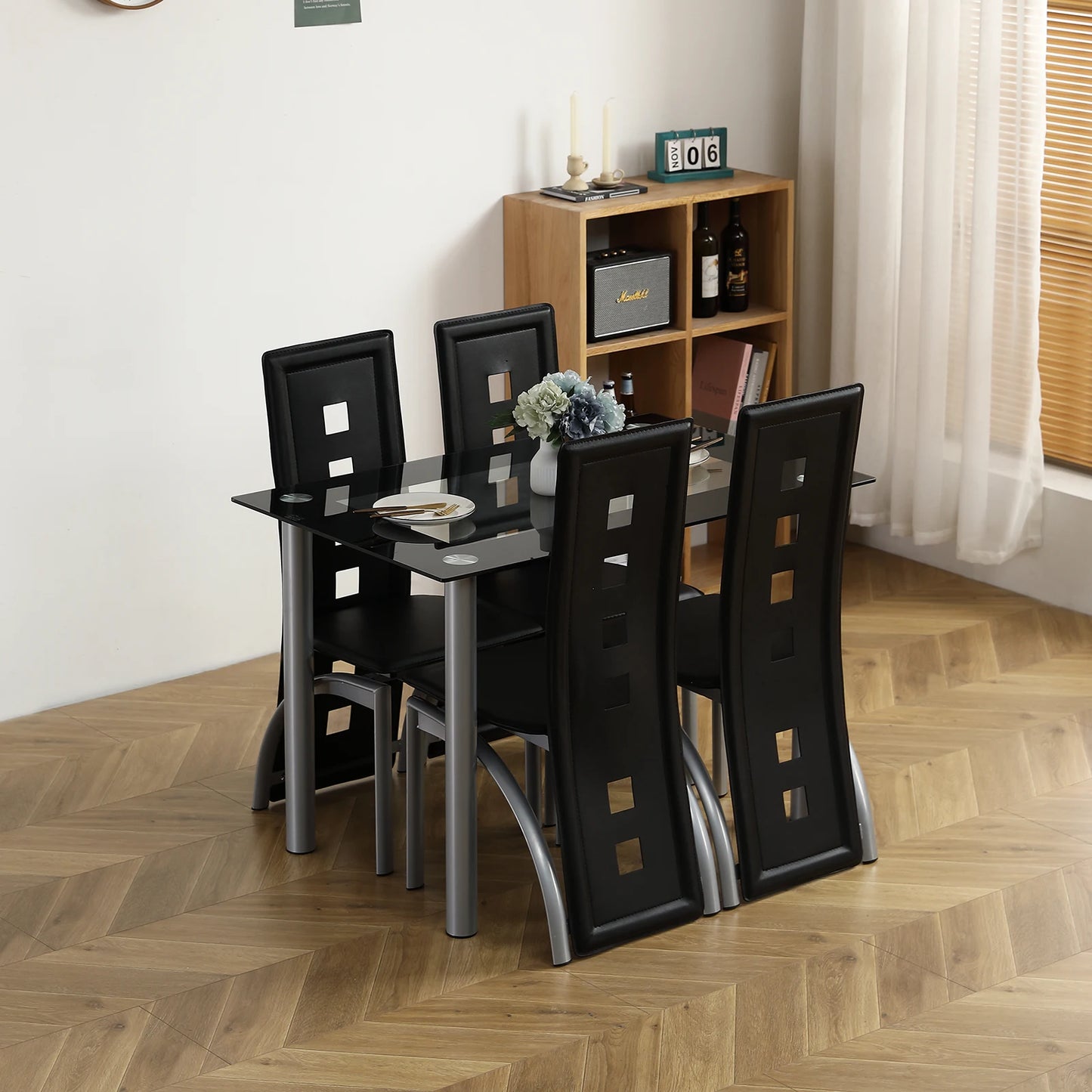 5 Pieces Dining Table Set for 4
