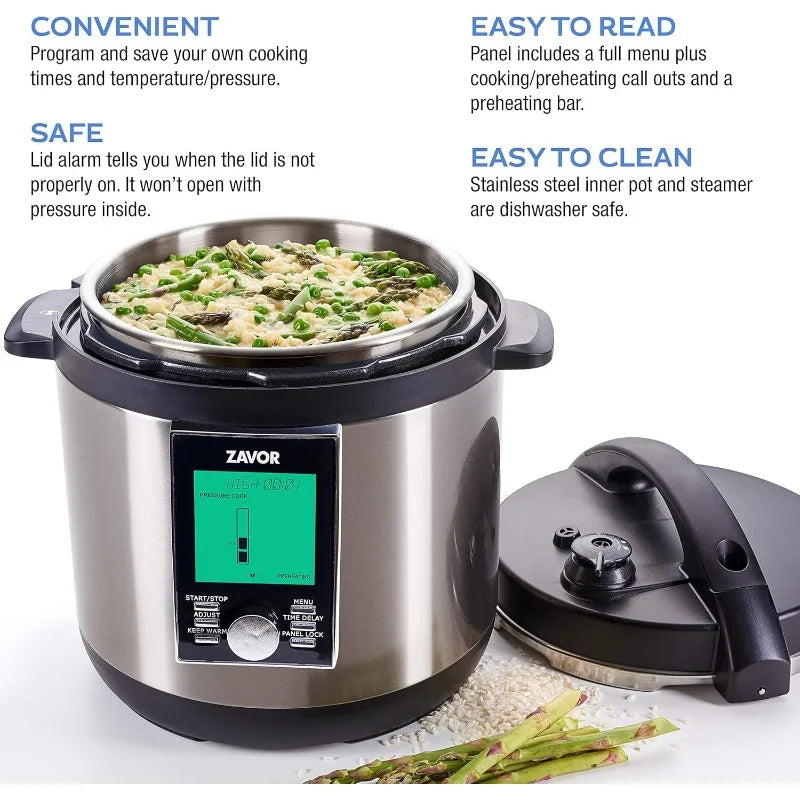 Zavor LUX LCD 6 Quart Programmable Electric Multi-Cooker: