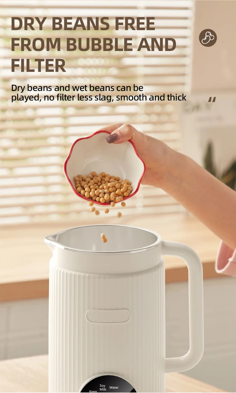 8-in-1 Multifunctional Automatic Nut Milk Machine&Coffee Maker