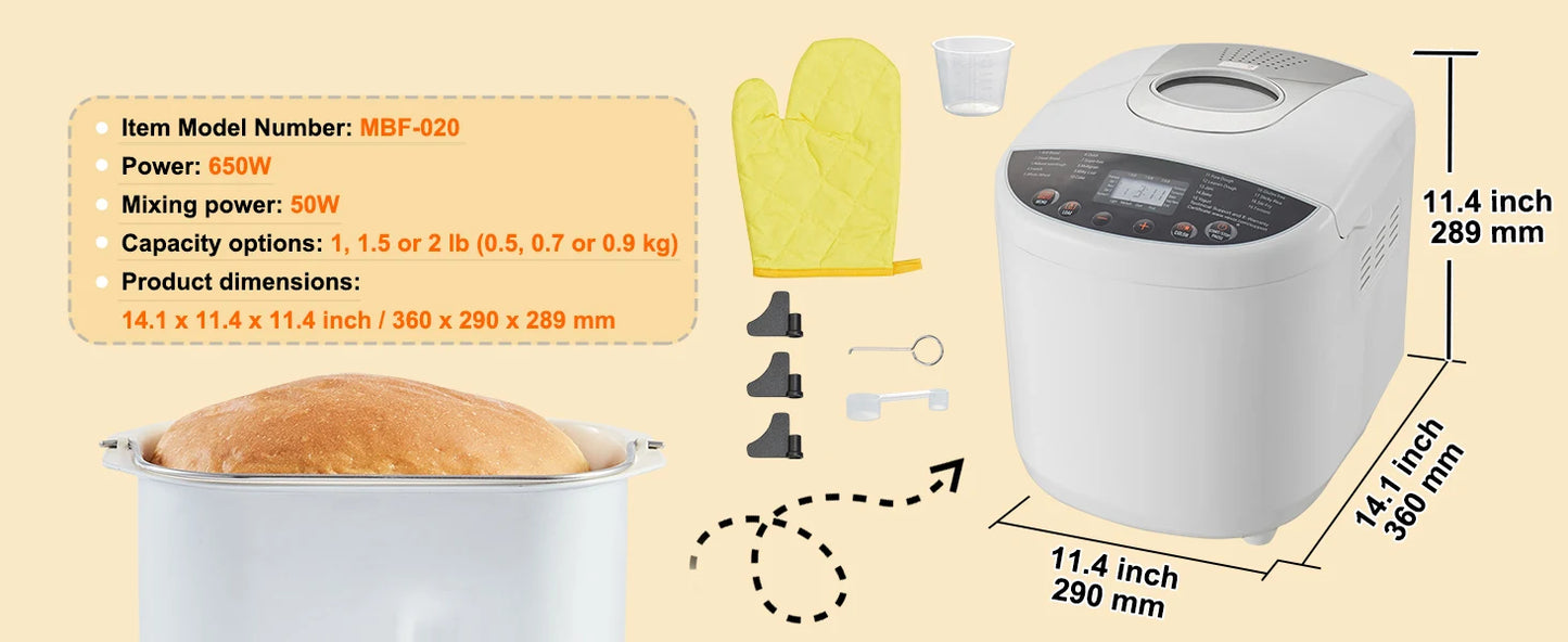 2/3 LB Bread Maker
