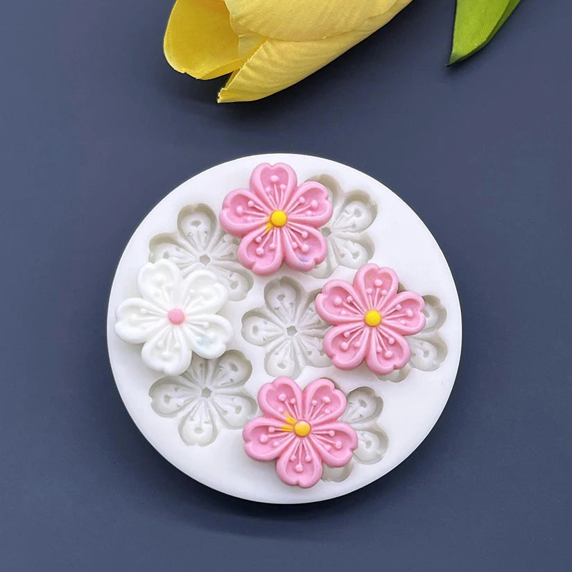 Flower Daisy Silicone Sugarcraft Mold