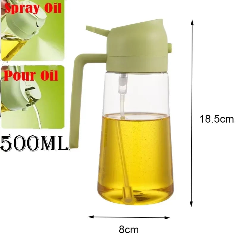Pour and Spray Oil Dispenser Bottle
