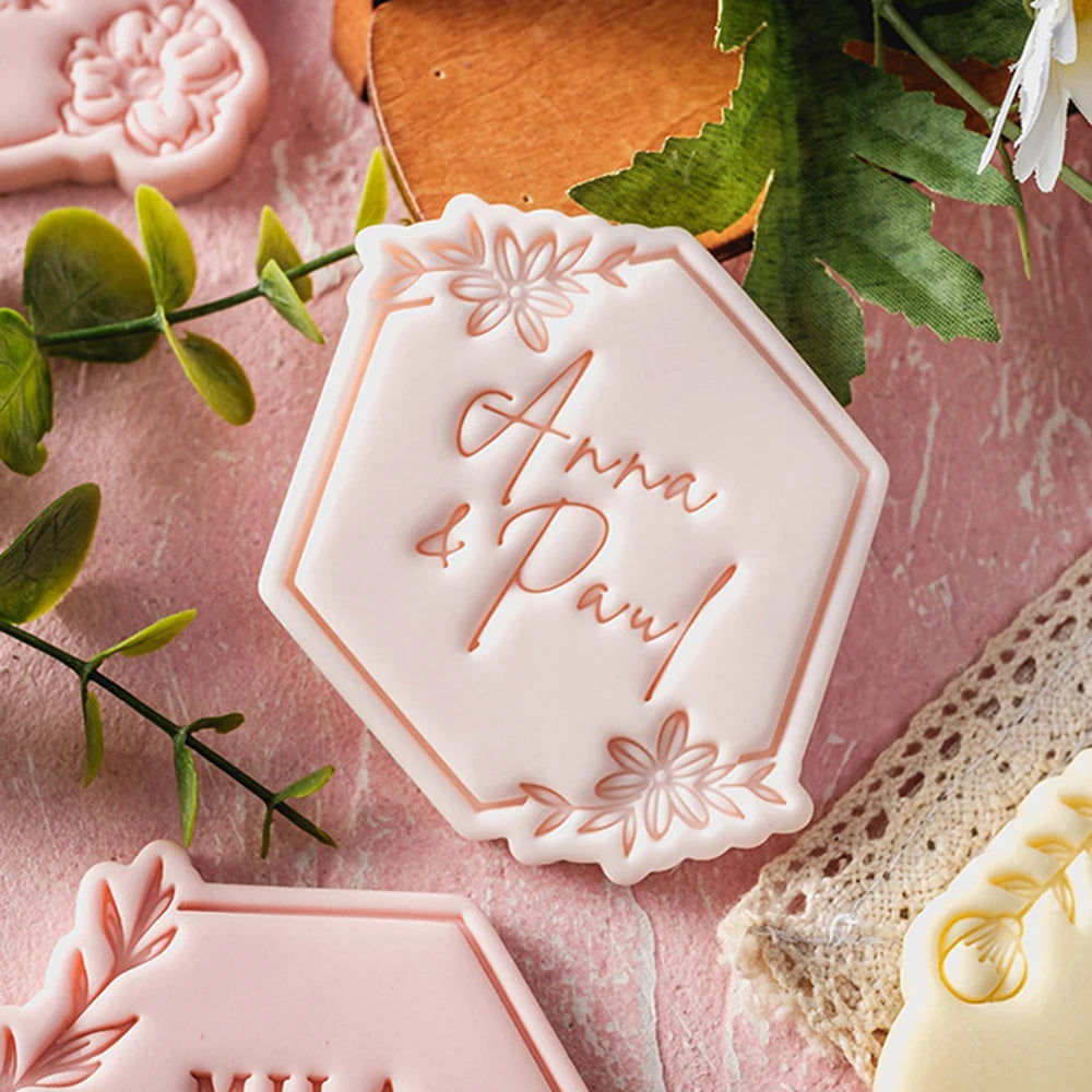 Pattern Blessing Cookie Mold Wedding Birthday Cake Cutting Mold