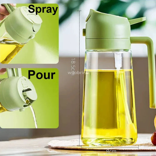 Pour and Spray Oil Dispenser Bottle