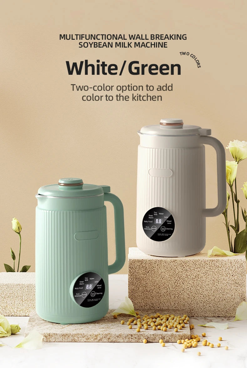 8-in-1 Multifunctional Automatic Nut Milk Machine&Coffee Maker