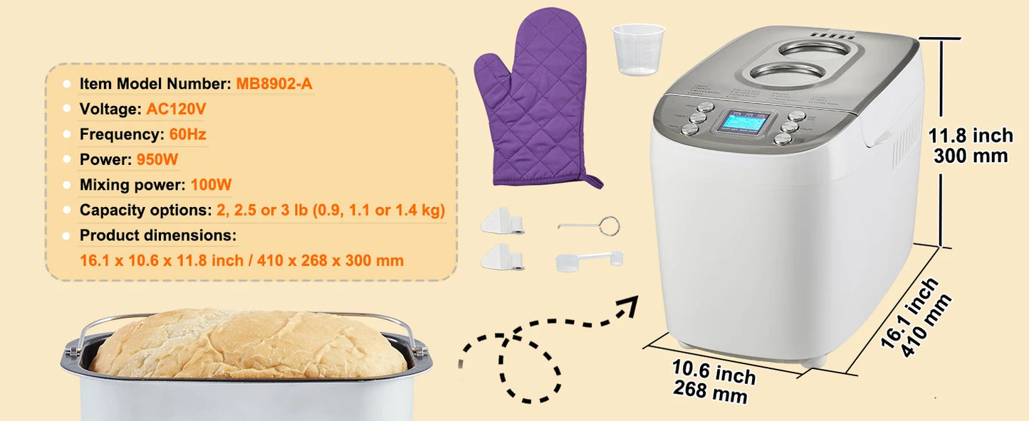 2/3 LB Bread Maker
