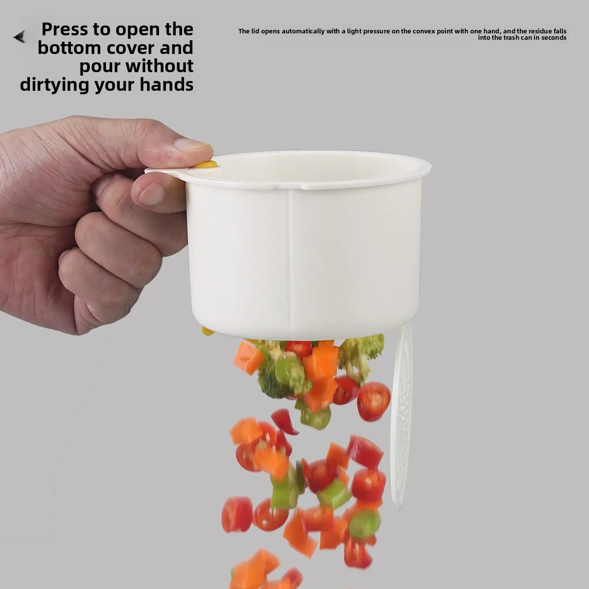 Press-Type Drain Basket: