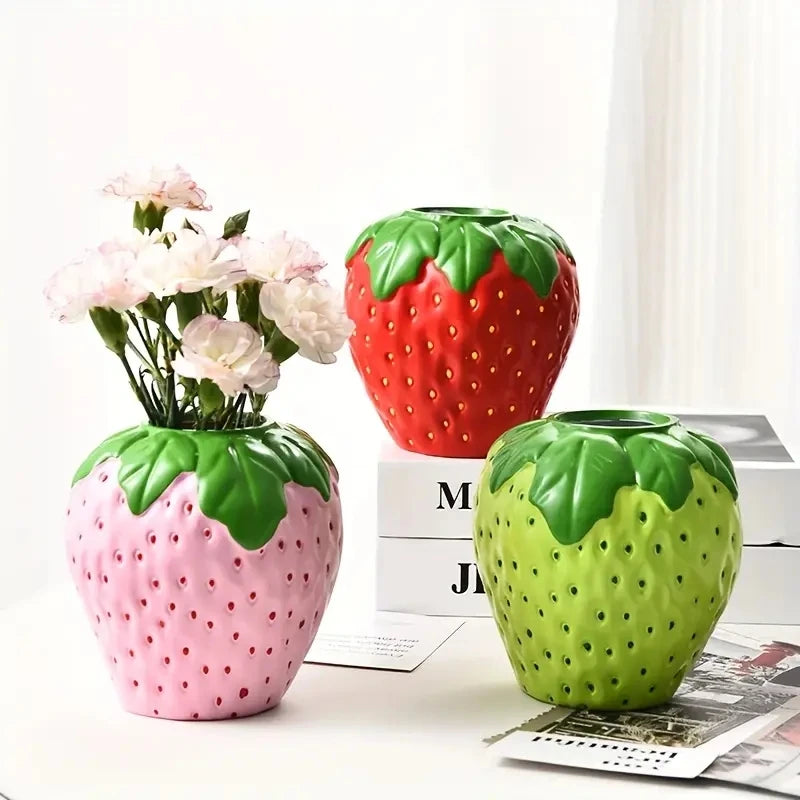 Creative Strawberry Shaped Vase