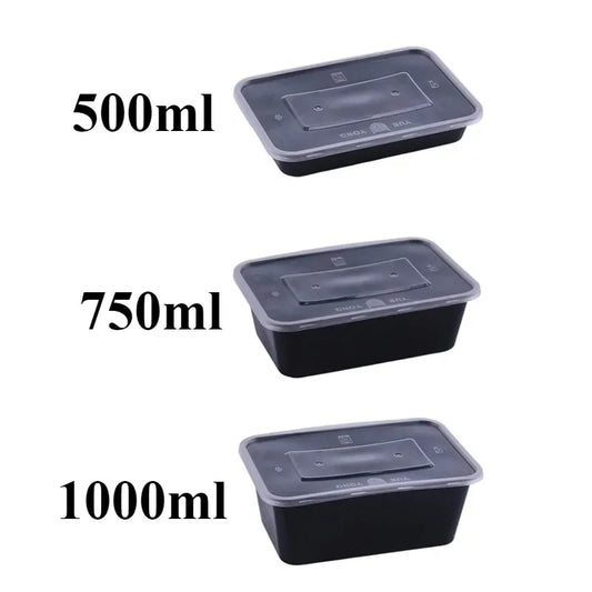 10PCS Disposable Food Box with Lid