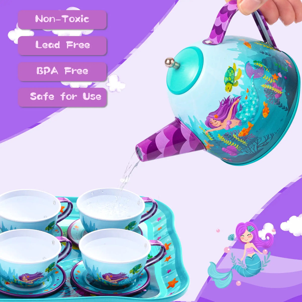 Mermaid Tea Party Set