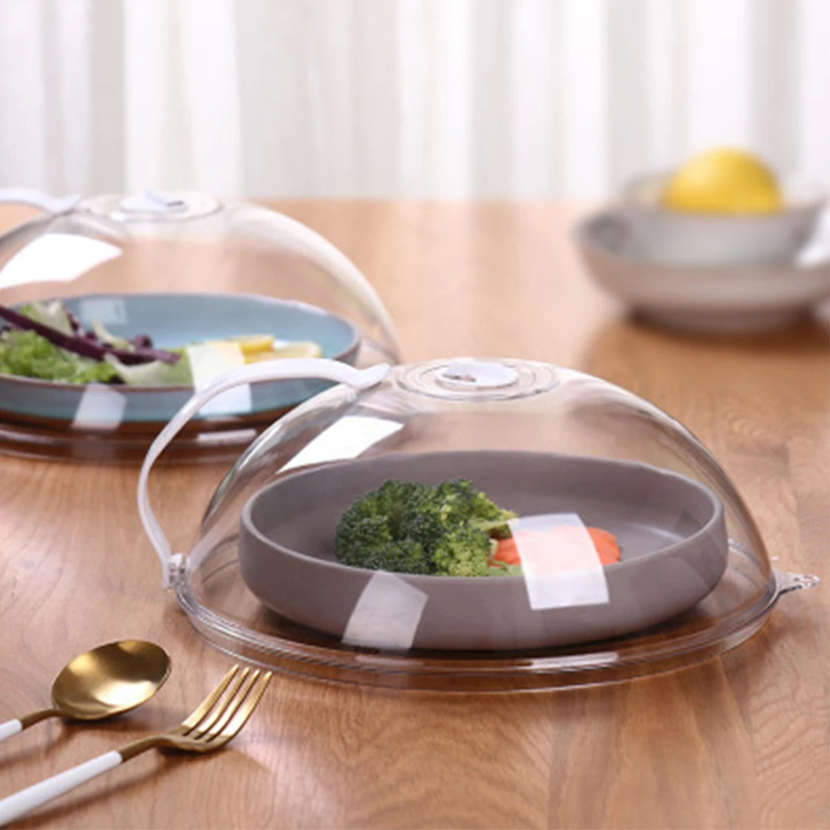 Microwave food splash proof cover,
