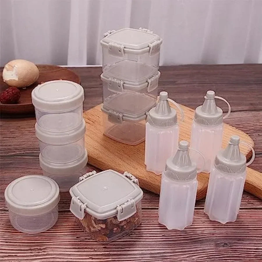 4pcs Mini Jam Squeeze Bottle