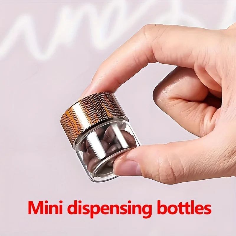 6 - Pack Mini Glass Dispenser Bottles -