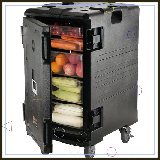 Transport and serve food with confidence using this Insulated Food Pan Carrier, designed for professional catering, restaurants, cafeterias, and large-scale food service operations. With an extra-large 127-quart capacity, thi