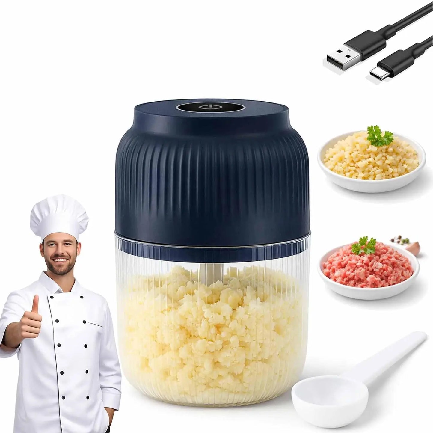 Household Electric Garlic Crusher,
