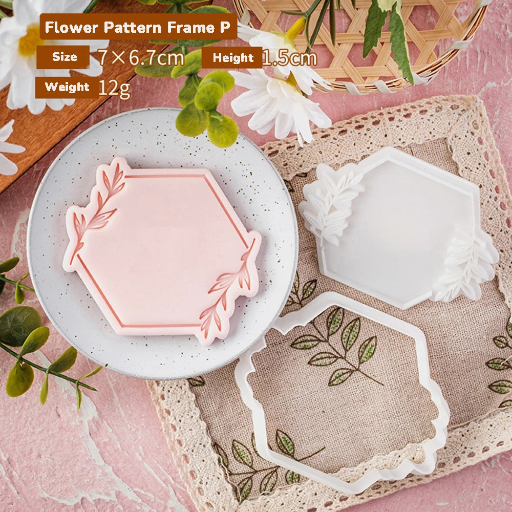 Pattern Blessing Cookie Mold Wedding Birthday Cake Cutting Mold