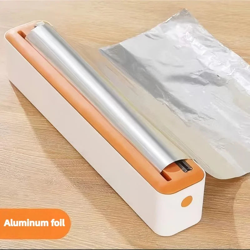 Large Size Plastic Wrap Dispenser with Cutter,