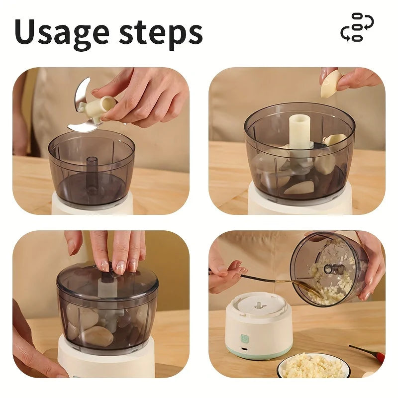 Cordless Electric Meat & Vegetable Grinder