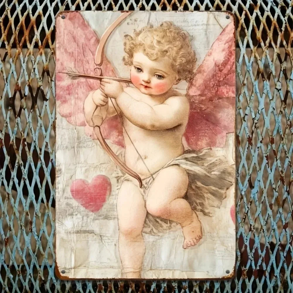 Vintage Valentine 2D Metal Sign
