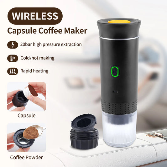 Wireless Electric Portable Espresso Coffee Machine