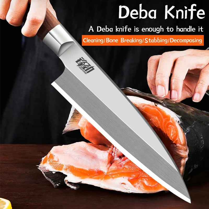Knife 6.5 inch Sushi Deba Kitchen Knife