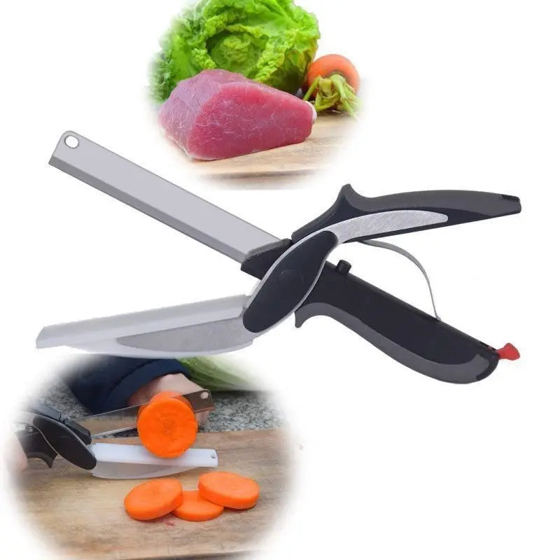 2 in 1 Kitchen Scissors for Food