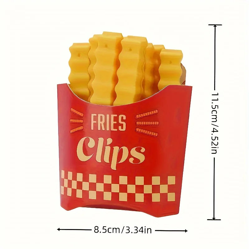 12PCS French Fry Shaped Sealing Clip