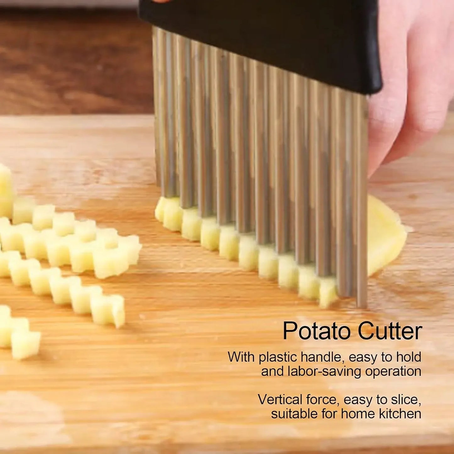 Crinkle Cutter,Upgraded Stainless