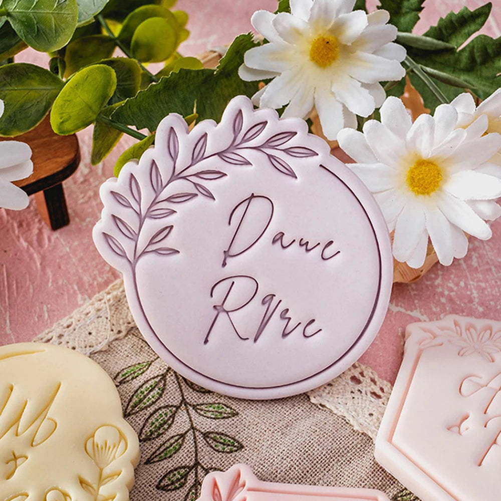 Pattern Blessing Cookie Mold Wedding Birthday Cake Cutting Mold