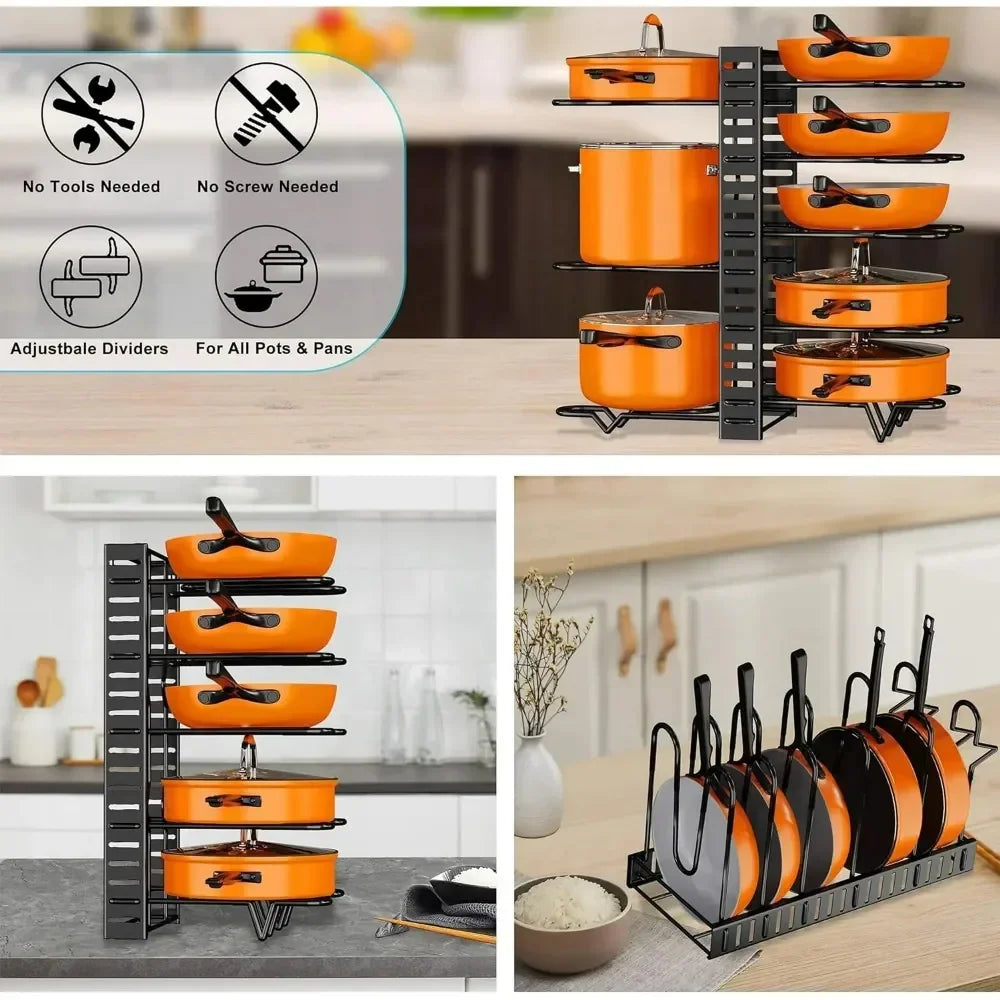 Pot Organizer Rack
