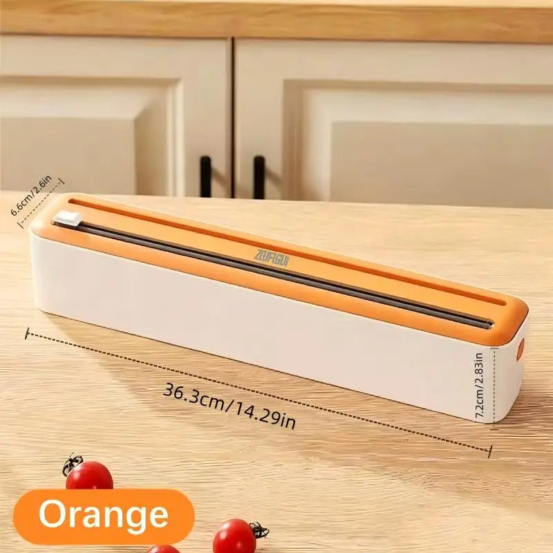 Large Size Plastic Wrap Dispenser with Cutter,