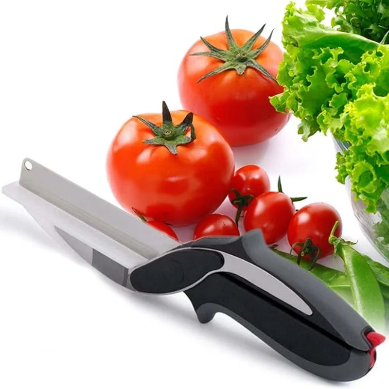 2 in 1 Kitchen Scissors for Food