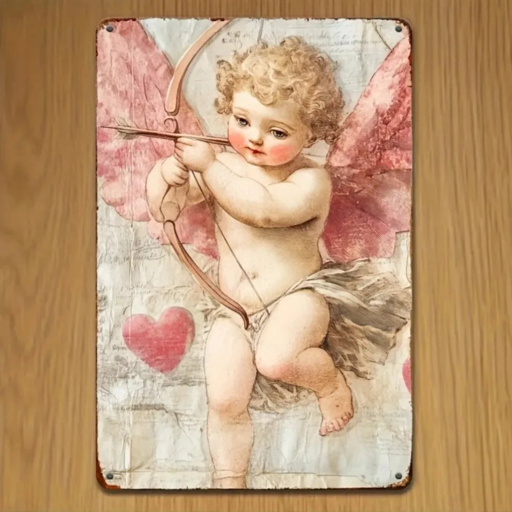 Vintage Valentine 2D Metal Sign