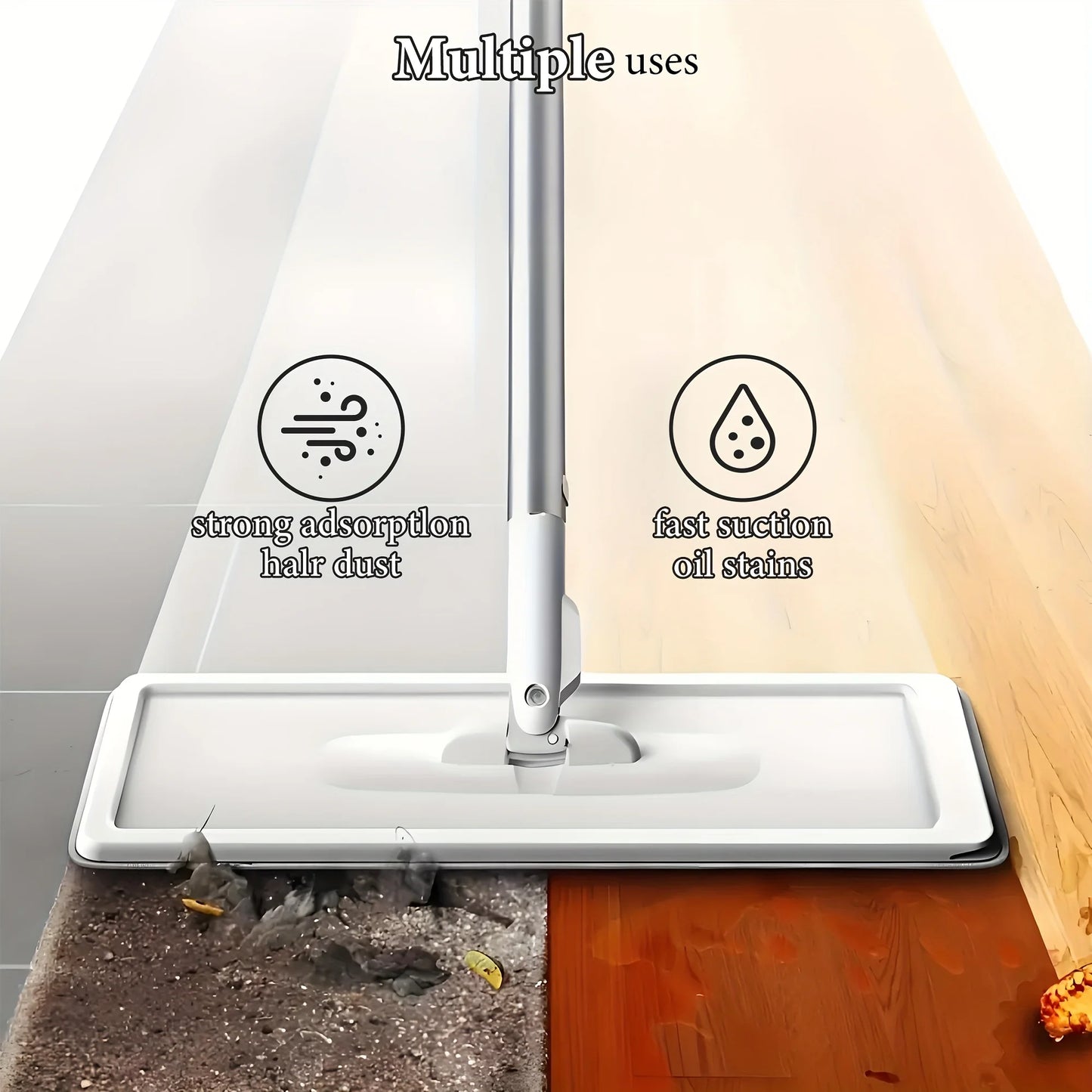 Magic Mop and Bucket Set – Spin 360 Flat Mop,