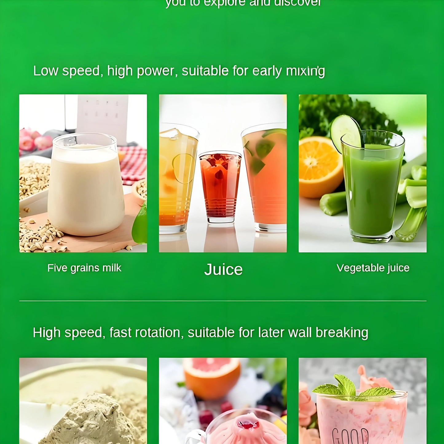 2-in-1 Professional Blender & Mixer