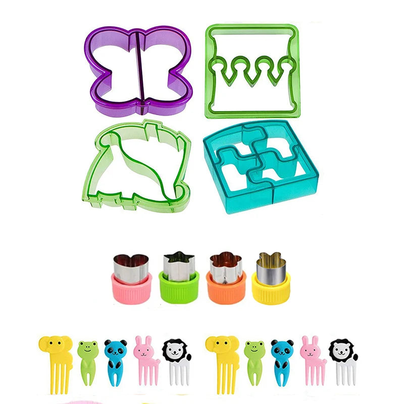 Sandwich Cutters Set for Food Cookies Bread