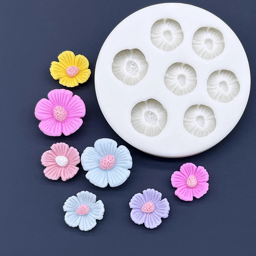 Flower Daisy Silicone Sugarcraft Mold