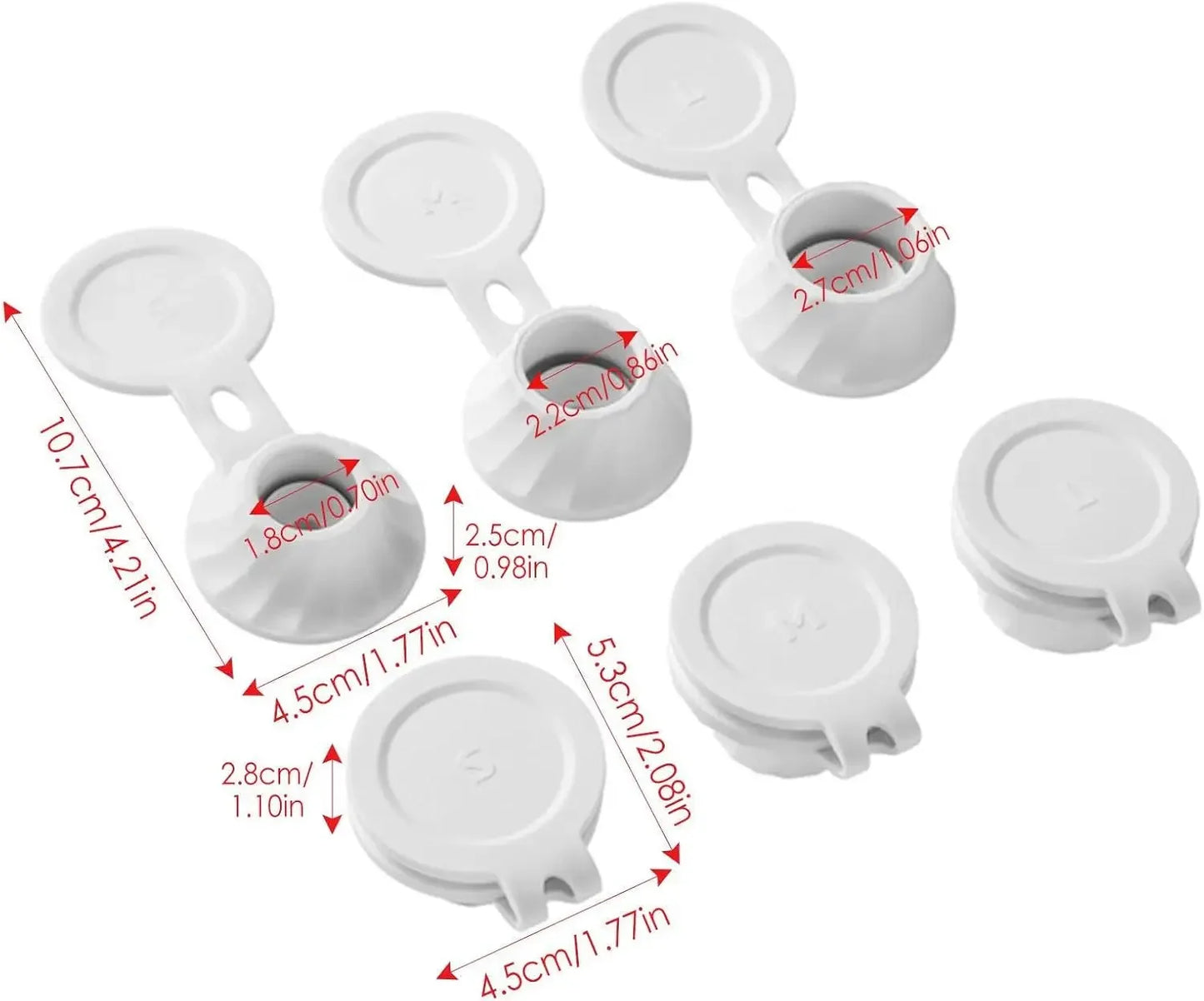 Wholesale Plastic Bottle Cap 3pcs