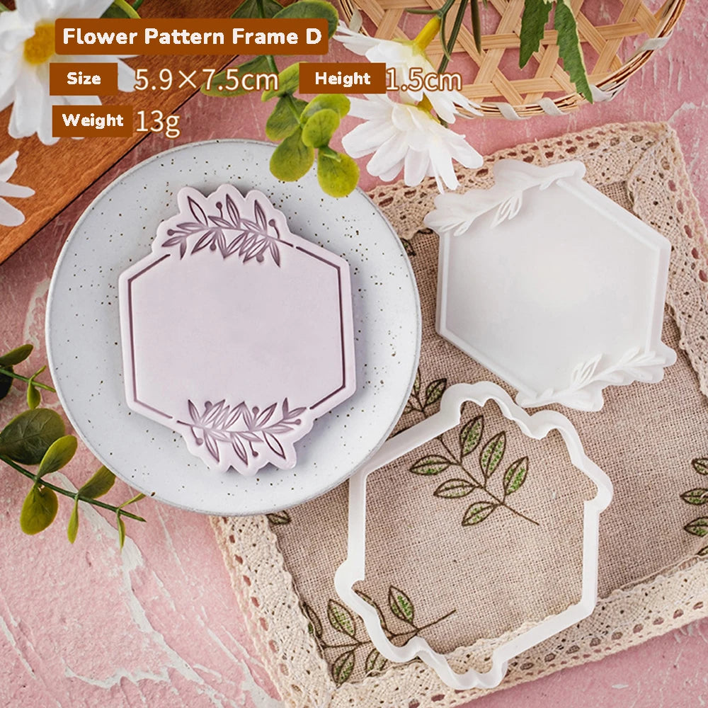 Pattern Blessing Cookie Mold Wedding Birthday Cake Cutting Mold