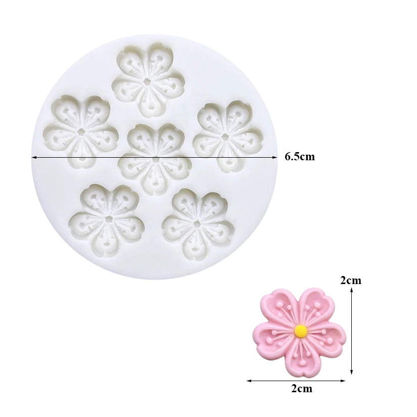 Flower Daisy Silicone Sugarcraft Mold