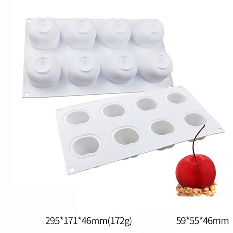 Pineapple Pear Peach Fruit Series Cake Silicone Mold