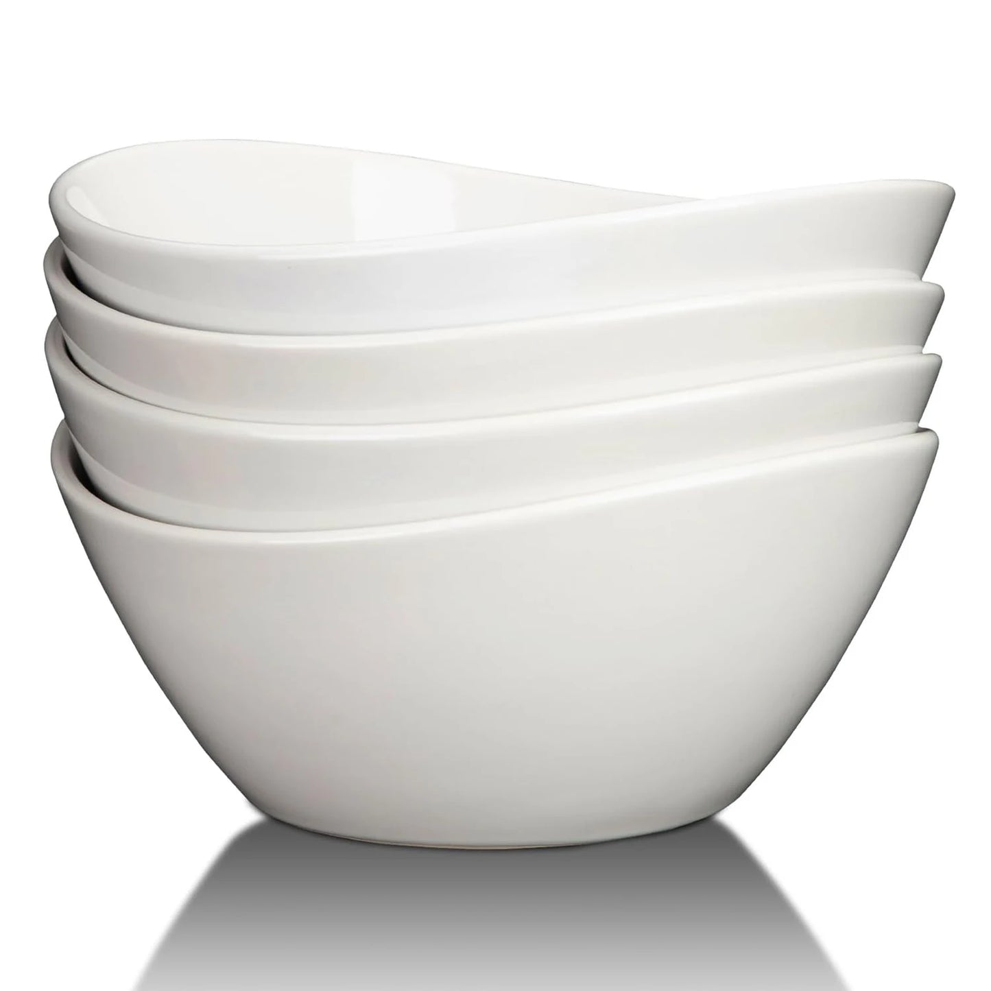 8" Ceramic Deep Soup & Salad Bowls