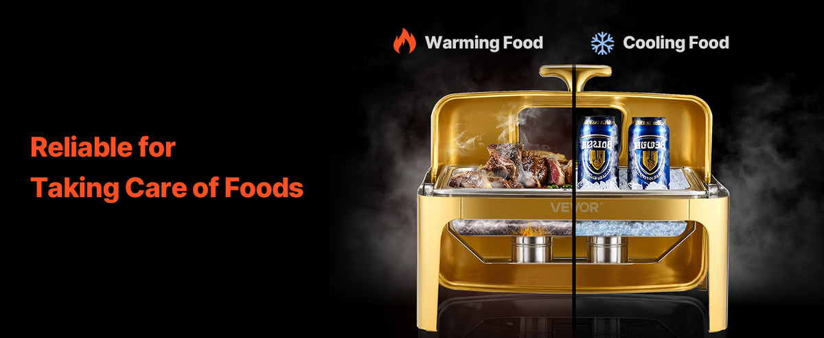 9Qt Roll Top Chafing Dish Buffet
