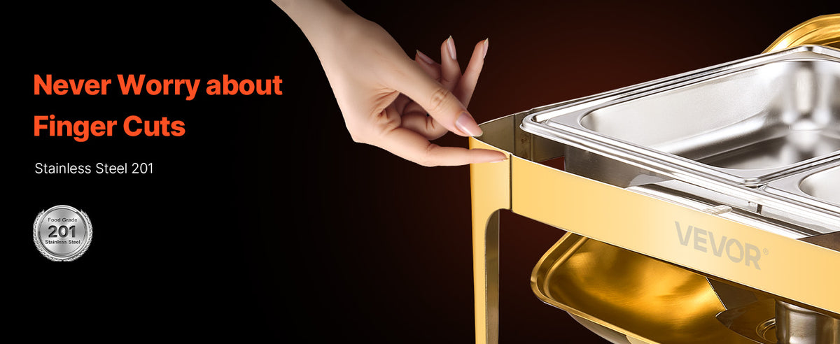9Qt Roll Top Chafing Dish Buffet
