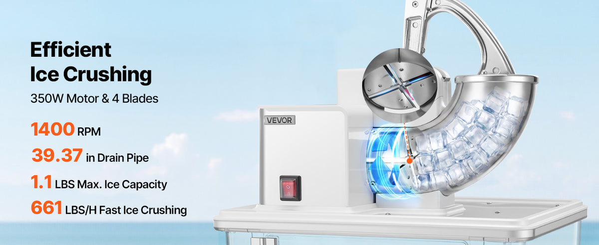 661LBS/H Commercial Ice Crusher