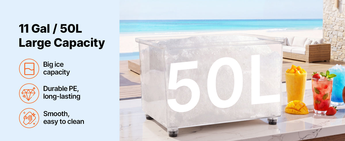661LBS/H Commercial Ice Crusher