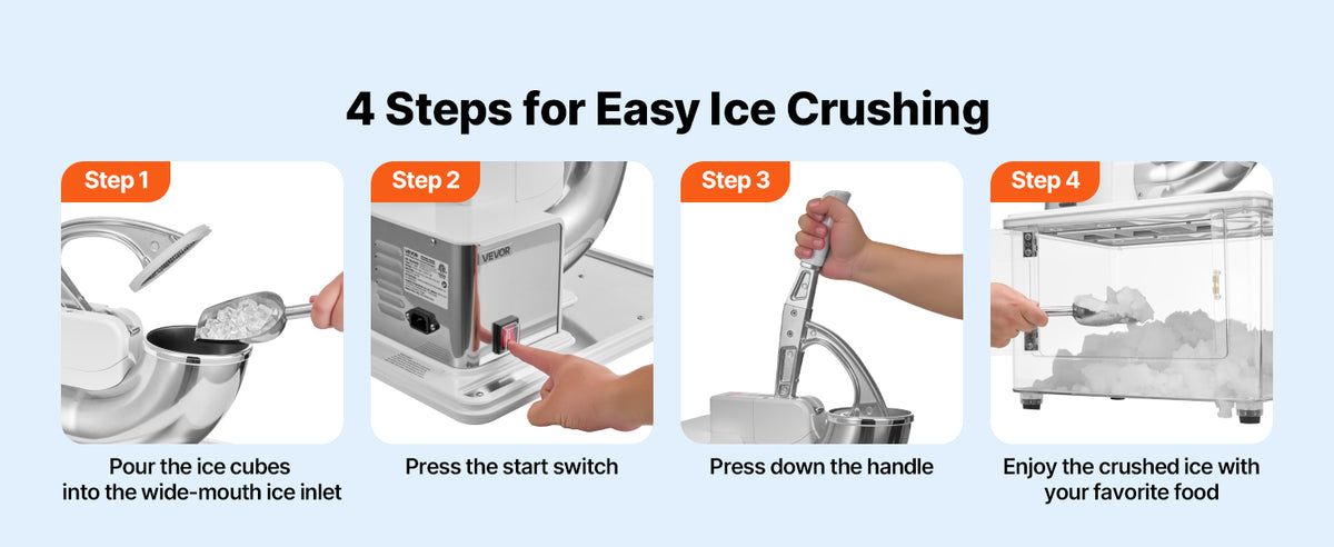 661LBS/H Commercial Ice Crusher