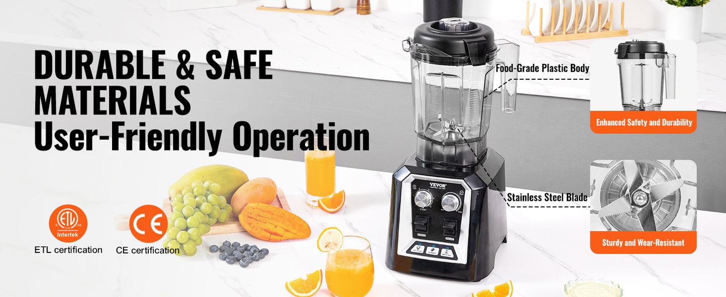 2L Smoothie Blender Professional