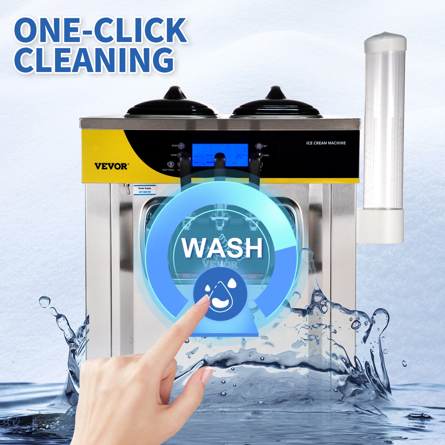 SucceBuy 22-30 L/H Soft Ice Cream Machines